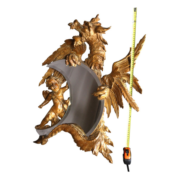 Mirror with cherub and chimera