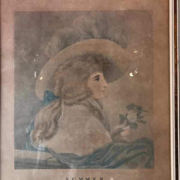 Portraits de jeunes femmes, XIXème siècle