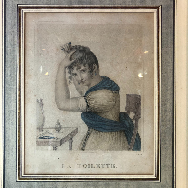 Portraits de jeunes femmes, XIXème siècle