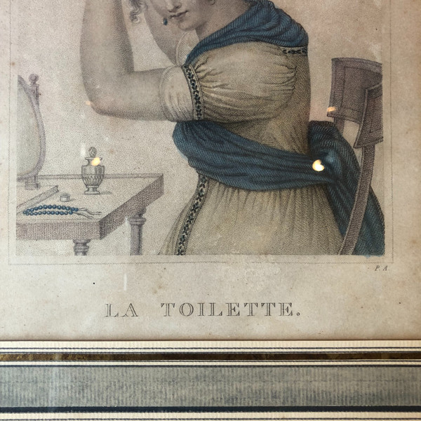 Portraits de jeunes femmes, XIXème siècle