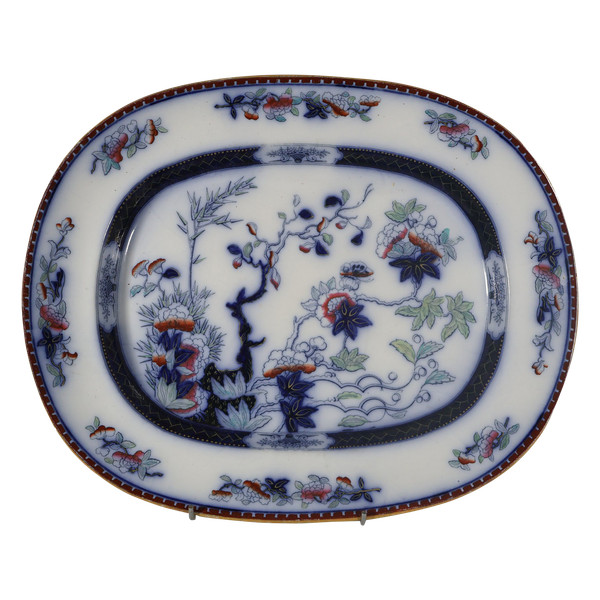  Grande piatto in porcellana Copeland 1860-1880