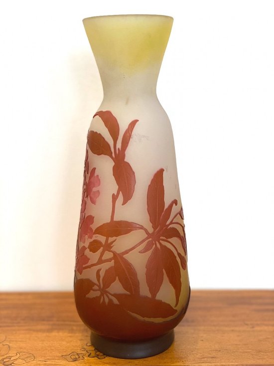 Gallé Art Nouveau Vase