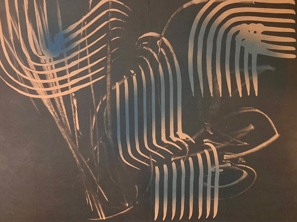 Hans Hartung, Lithographie Titrée « Farandole », Composition Abstraite, N°25/7 Datée 1971.