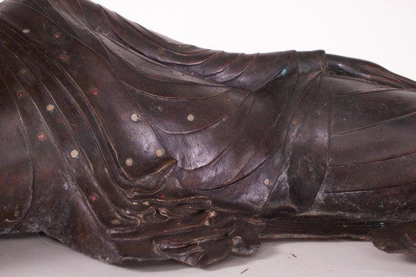 Grande Buddha paranirvana Ayutthaya.