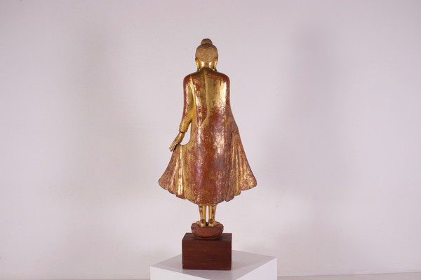 Bouddha debout Birmanie, Mandalay (127cm)
