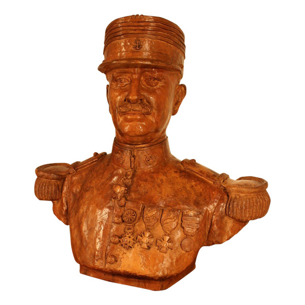 Busto in terracotta del generale LE MEUT