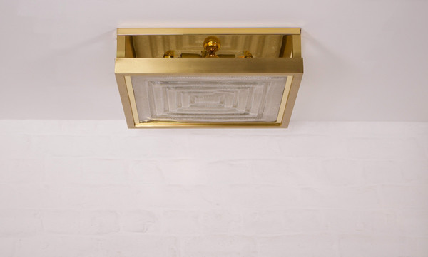 Hollywood Glam" square ceiling lamp, Stéphane Davidts & WKR.