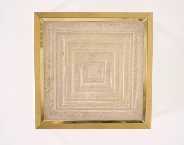 Hollywood Glam" square ceiling lamp, Stéphane Davidts & WKR.