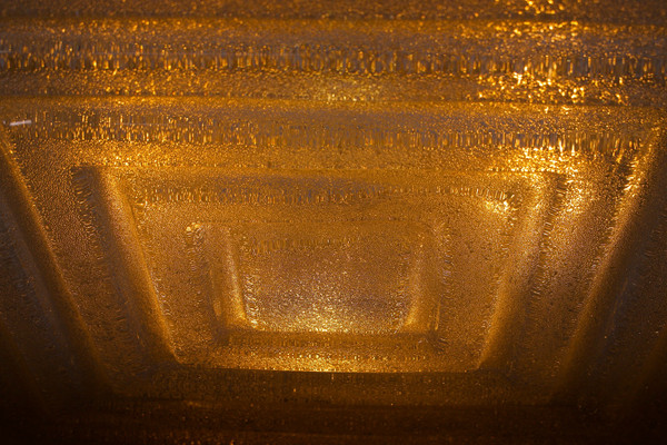 Hollywood Glam" square ceiling lamp, Stéphane Davidts & WKR.