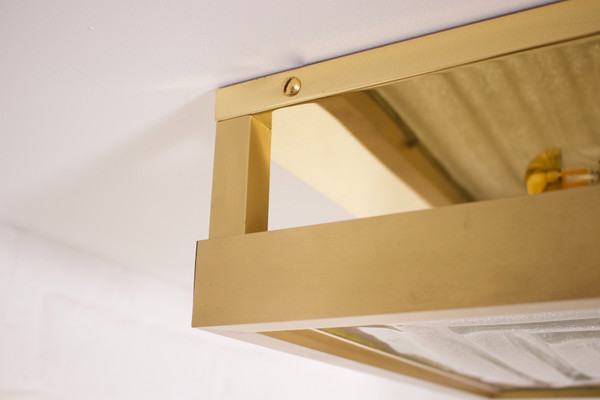 Hollywood Glam" square ceiling lamp, Stéphane Davidts & WKR.