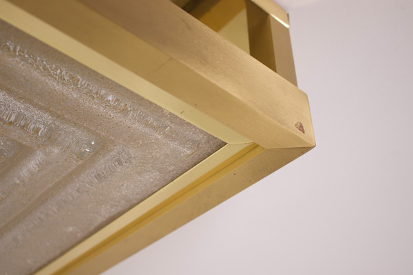 Hollywood Glam" square ceiling lamp, Stéphane Davidts & WKR.
