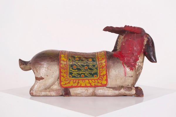 Sacred figure of a goat, India.
