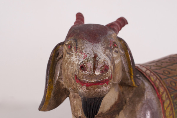 Sacred figure of a goat, India.
