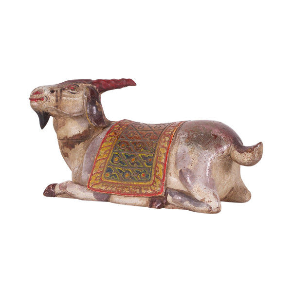 Sacred figure of a goat, India.
