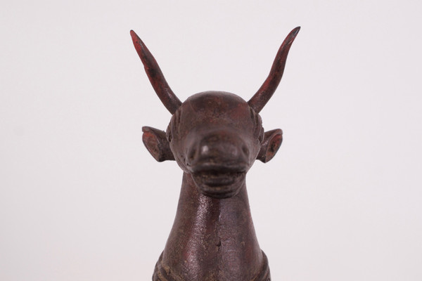 Hindu ritual set with bull and rats (Shiva & Ganesh)