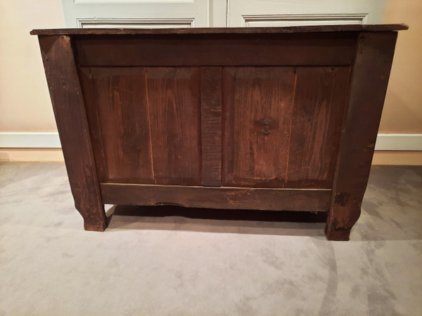 Credenza curva Luigi XV in legno di ciliegio, XVIII secolo.