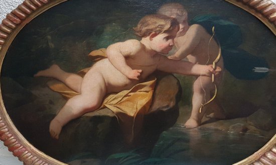 Early 19th Century Italian School - Child Bacchus and Child Apollo