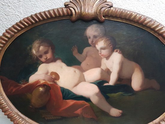 Early 19th Century Italian School - Child Bacchus and Child Apollo