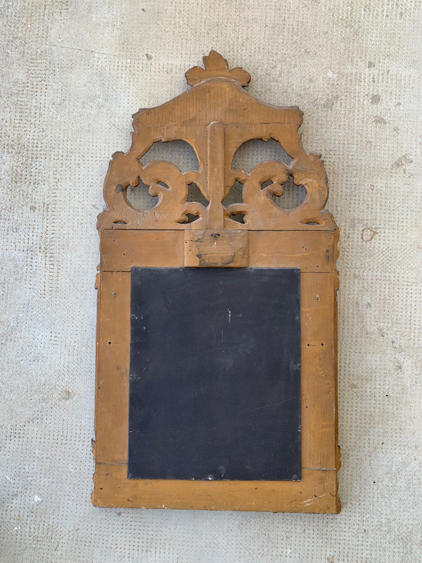 Miroir à parecloses bois doré 