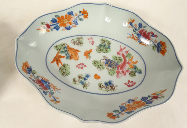 Coppia di tazze in porcellana Limoges Raynaud Modello Puiforcat Kiang She XXè