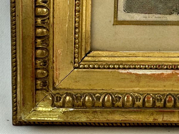 Gravure physionotrace d’Augustin de St Aubin
