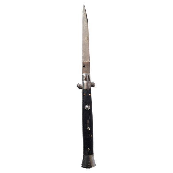 Chatellerault folding knife with ebony handle, early 20th century