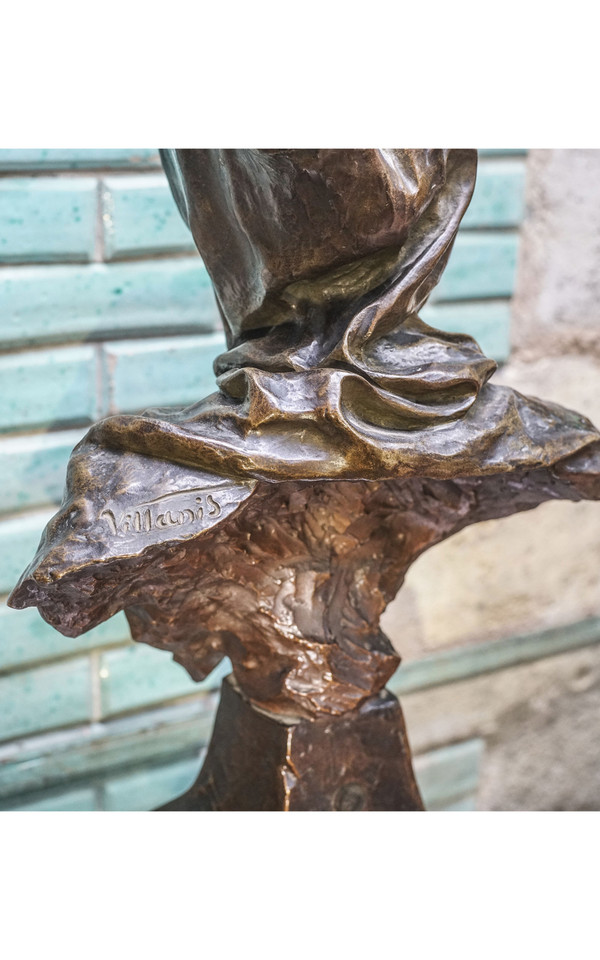 VILLANIS, "Retour du Bal", scultura in bronzo