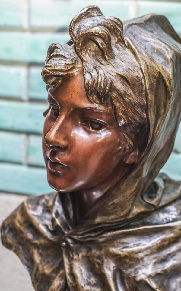 VILLANIS, "Retour du Bal", scultura in bronzo