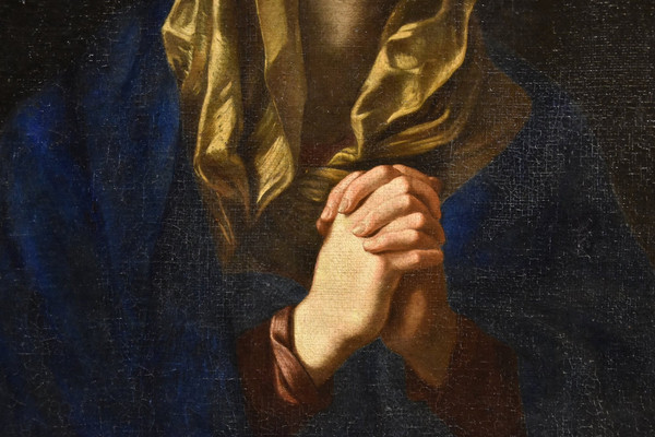 Guido Reni (Bologna, 1575 - 1642) Werkstatt Von, Die betende Jungfrau (oder Mater Dolorosa)