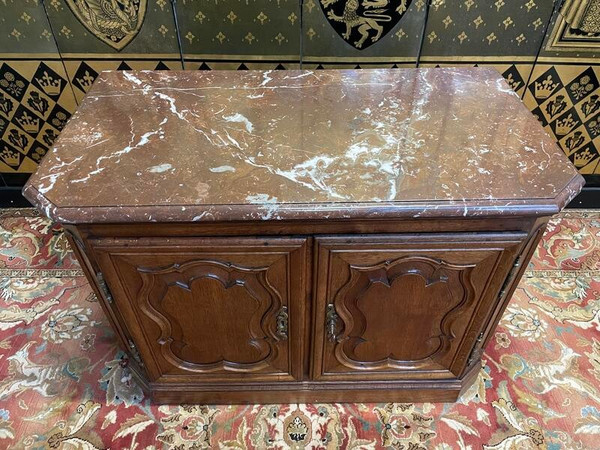 Jagd-Sideboard aus Louis XIV-Eiche