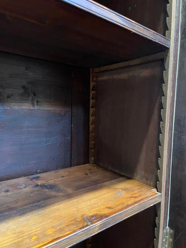 Bibliothèque - Vitrine anglaise en acajou 