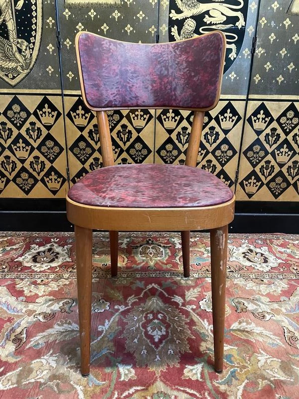 Set of 9 Baumann bistro chairs