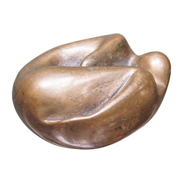 Small sculpture Woman in Bronze 1983