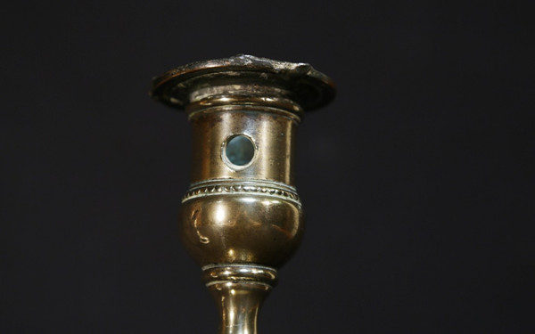 Louis XVI Bronze Candlestick  18th century 