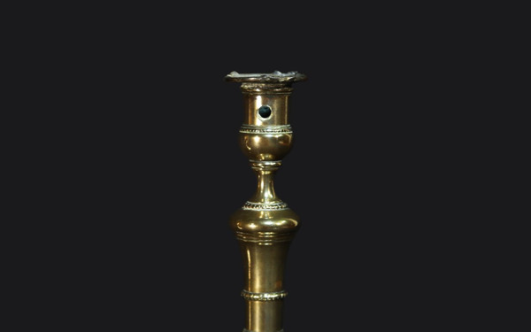 Louis XVI Bronze Candlestick  18th century 