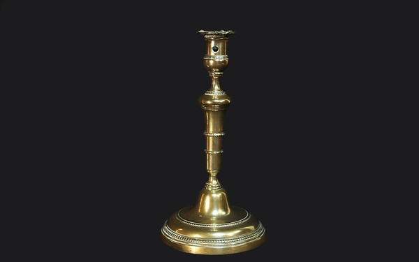 Louis XVI Bronze Candlestick  18th century 