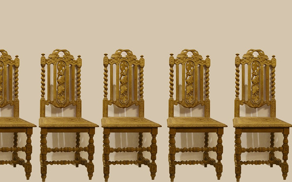 Set of 5 chairs 