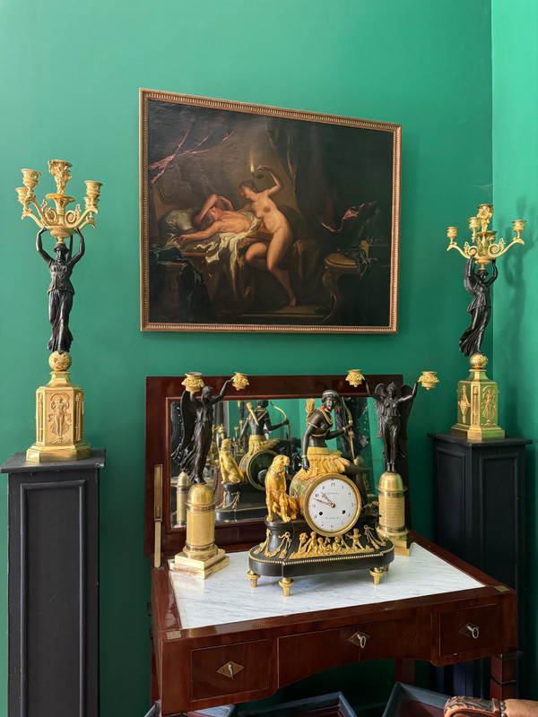 P.P.Thomire, grande paire de candélabres d'époque Empire. 