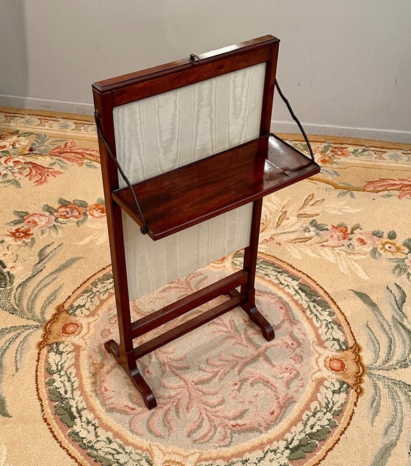 Kaminschirm aus Mahagoni, Louis XVI, um 1780