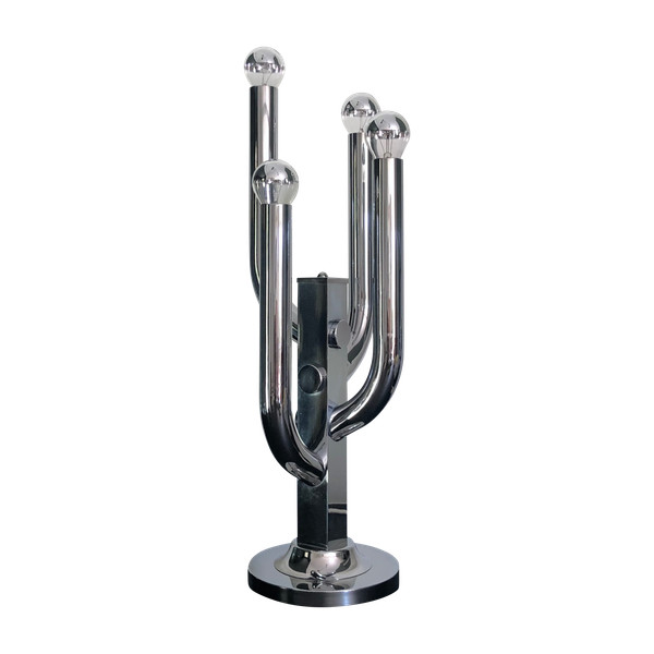 Verchromte Wohnzimmerlampe "Cactus", Italien 70er Jahre
