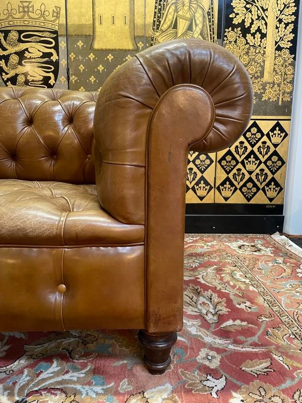Chesterfield Leather Sofa