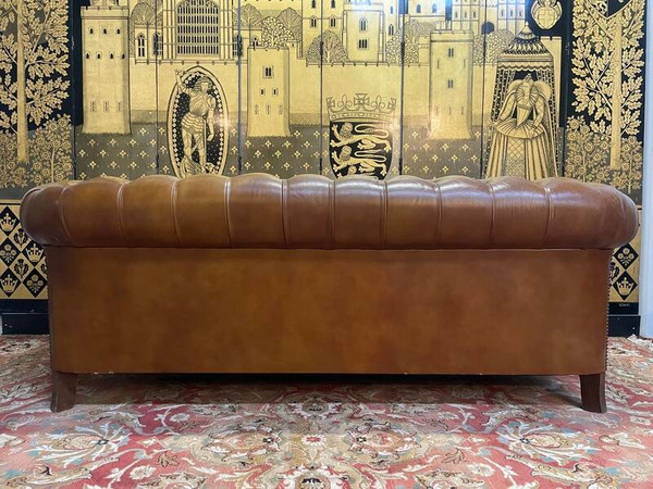 Chesterfield Leather Sofa