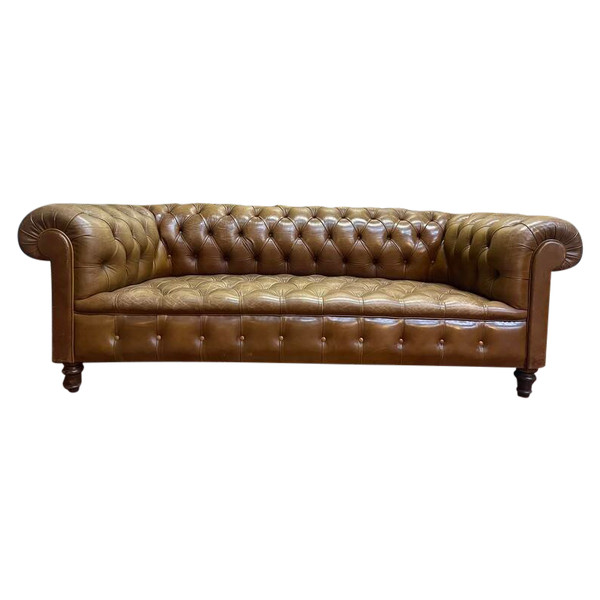 Chesterfield Leather Sofa