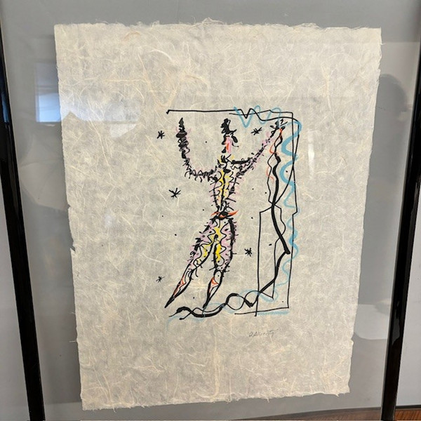 Painting, unique work by Rafael Alberti (1902 - 1999 ) . Contemporary art on paper by Riso