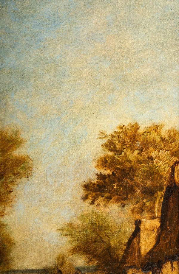 Impressionism - Jules Dupré 1811-1889 Paysage de l'Isle Adam oil on canvas circa 1860