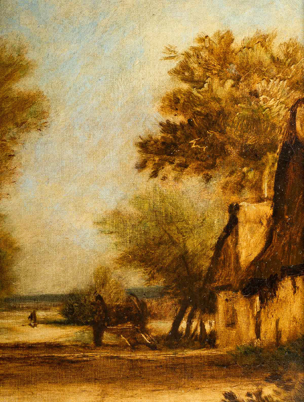 Impressionism - Jules Dupré 1811-1889 Paysage de l'Isle Adam oil on canvas circa 1860