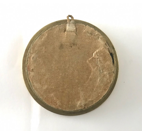 Miniatur Mythologie Allegorie der Liebe Eros Amor Psyche