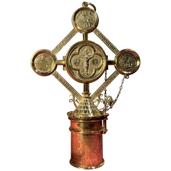 Vermeil Pyxis and Custode - 19th century