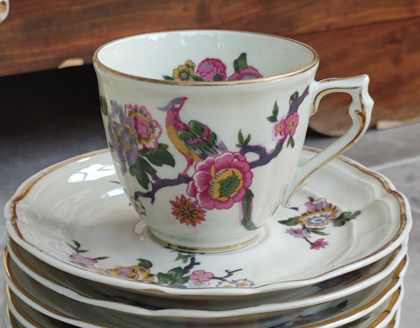 Altes 143-teiliges Geschirrset Limoges Bernardaud Modell Bengali