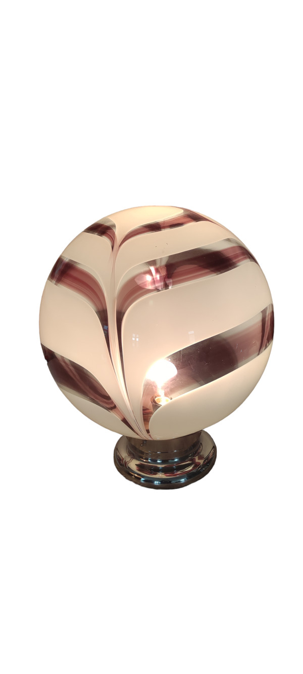 Lampada antica grande palla uovo Design XXL Vetro Murano Italia Carlo Nason